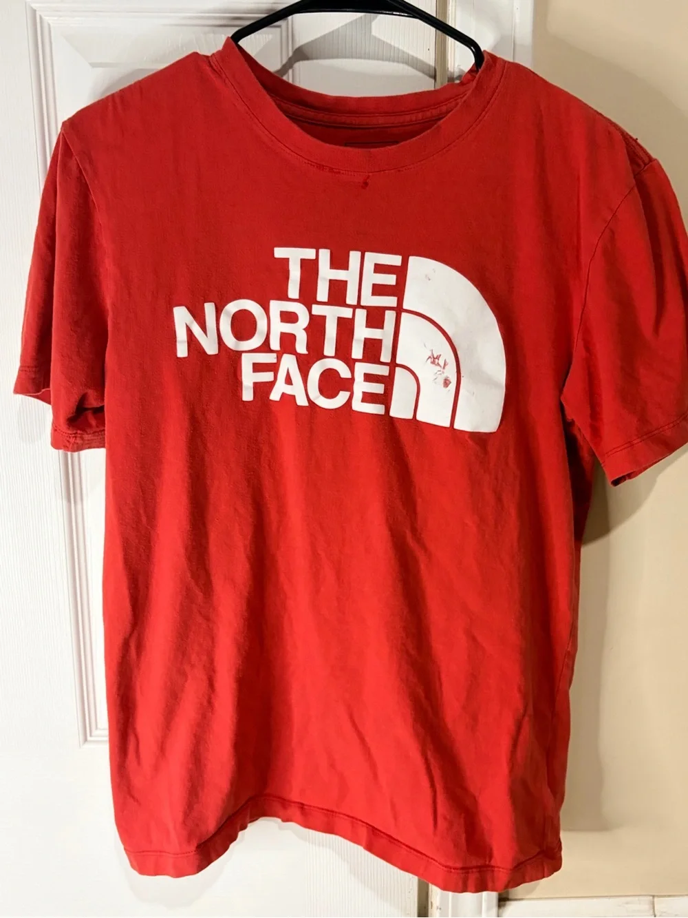 The North Face orange Logo Tee